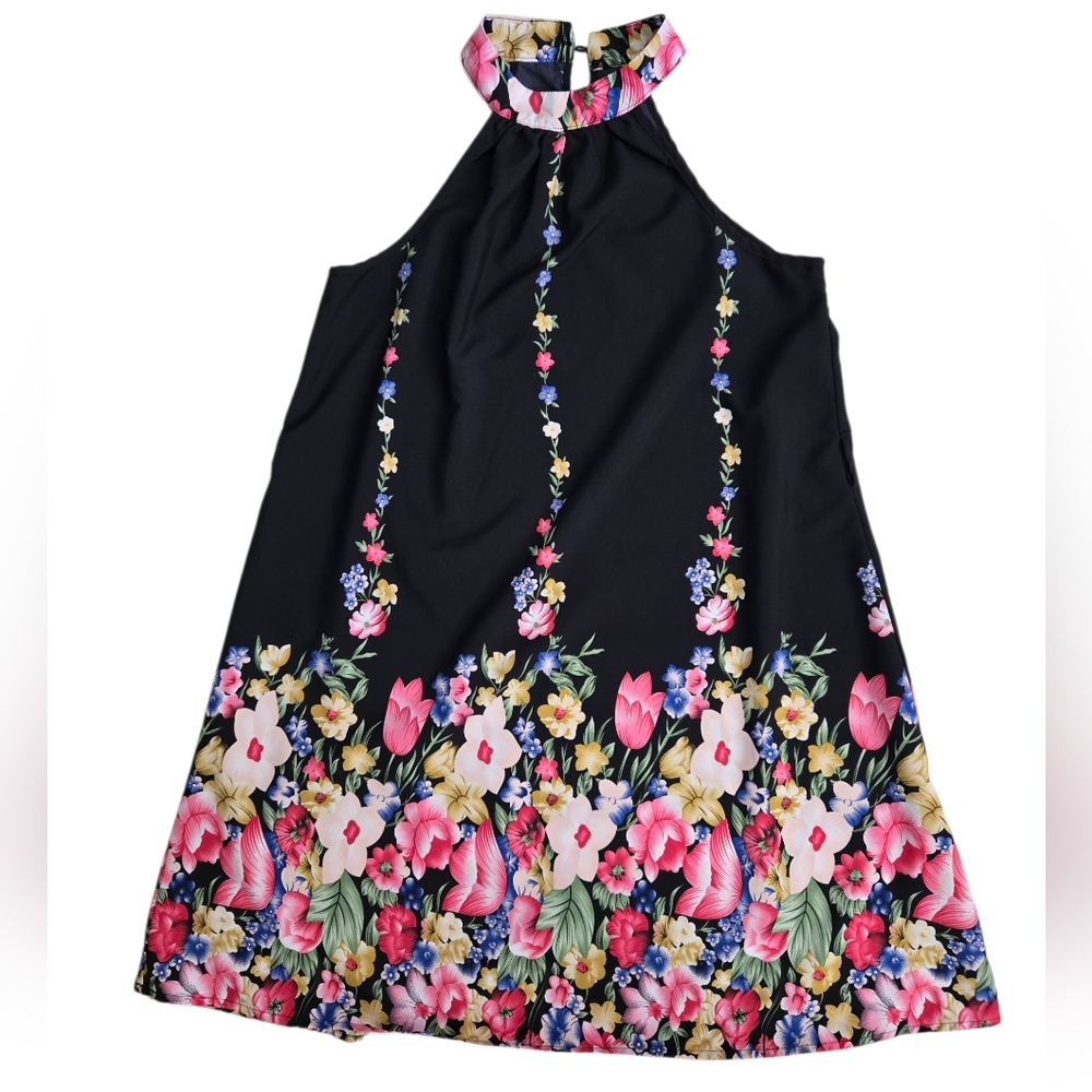 Floral Halter Dress